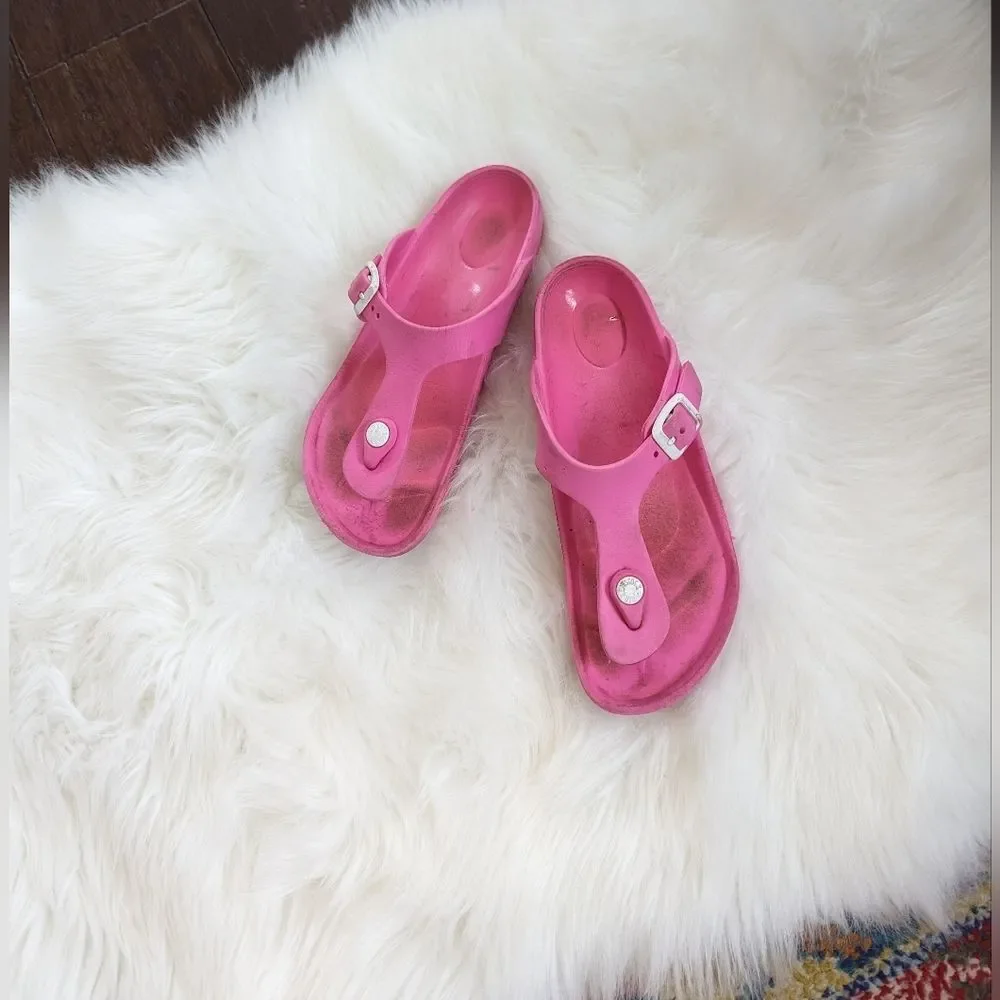 Birkenstocks pink foam sandals girls 34 ladies' 3